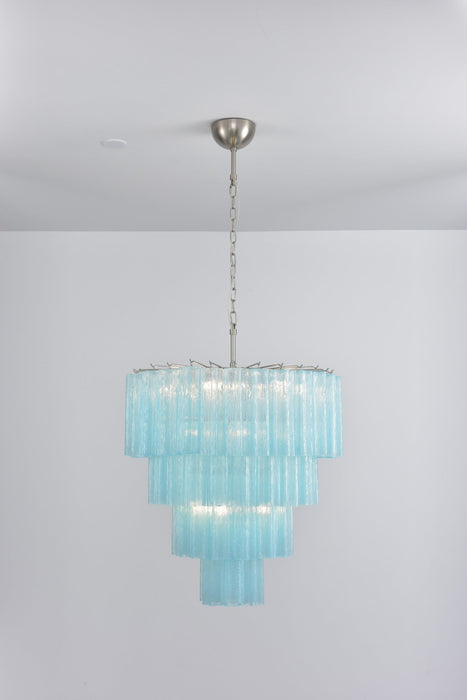 Serava Cascade Glass Chandelier - Simprolos