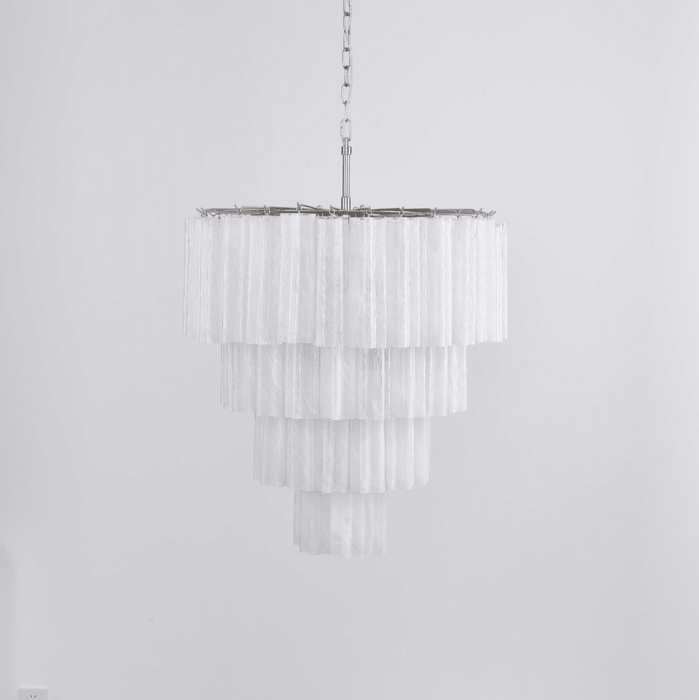 Serava Cascade Glass Chandelier - Simprolos