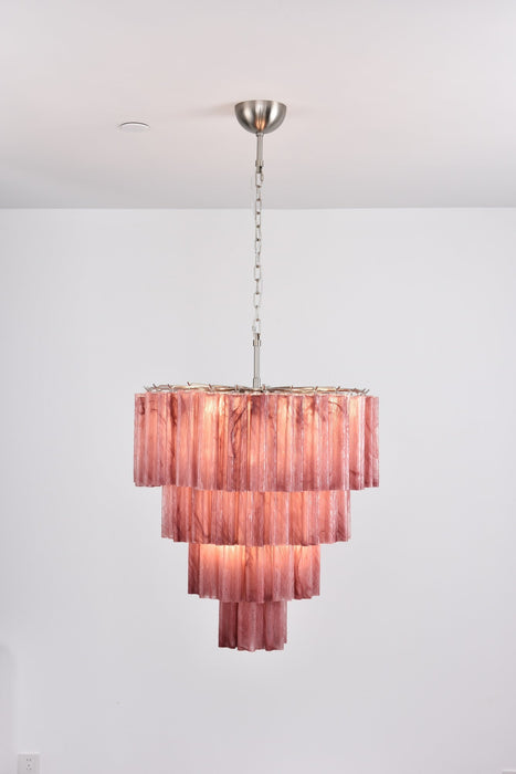 Serava Cascade Glass Chandelier - Simprolos