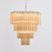 Serava Cascade Glass Chandelier - Simprolos