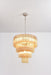 Serava Cascade Glass Chandelier - Simprolos