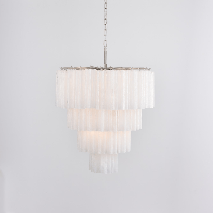 Serava Cascade Glass Chandelier - Simprolos