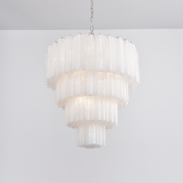 Serava Cascade Glass Chandelier - Simprolos