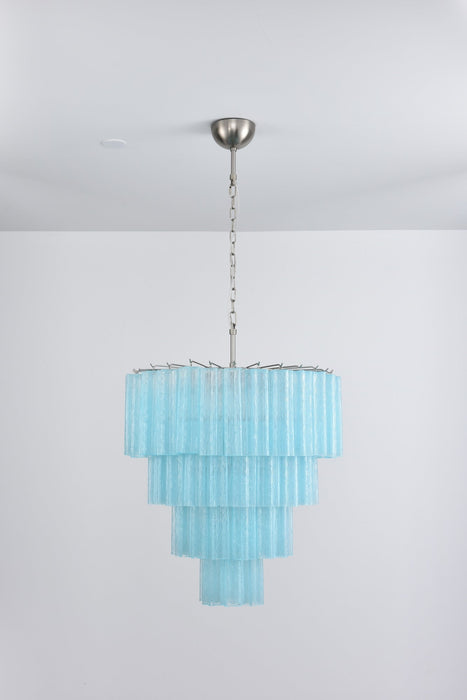Serava Cascade Glass Chandelier - Simprolos
