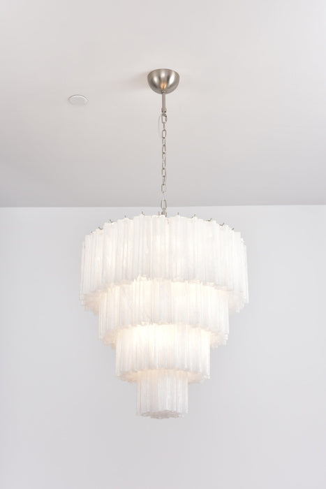 Serava Cascade Glass Chandelier - Simprolos