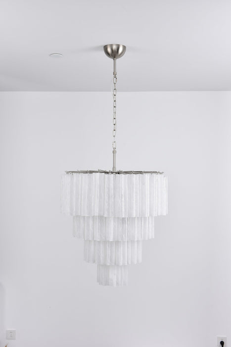 Serava Cascade Glass Chandelier - Simprolos
