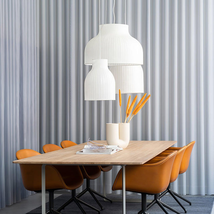 Serica Trio Silk Collection Pendant Lamp - Simprolos