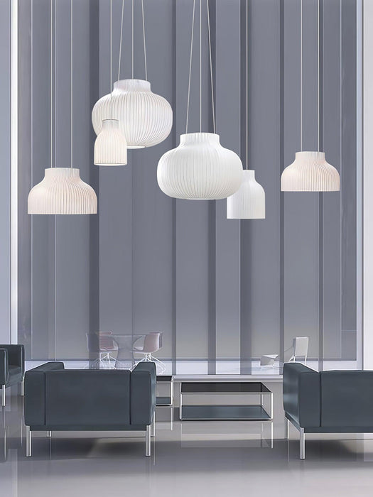 Serica Trio Silk Collection Pendant Lamp - Simprolos