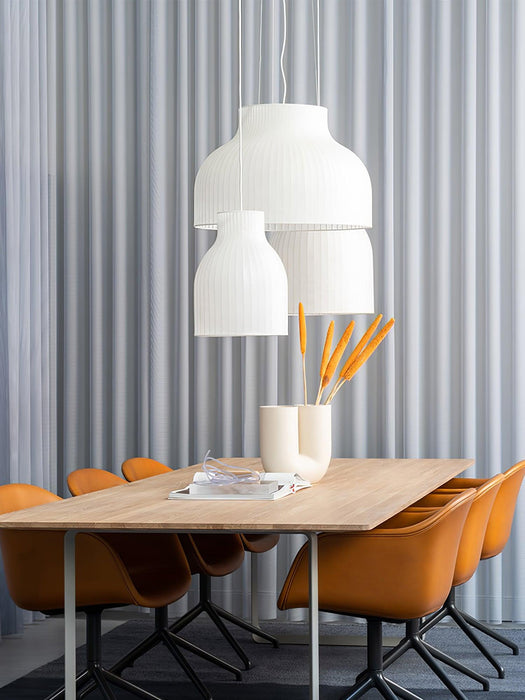 Serica Trio Silk Collection Pendant Lamp - Simprolos