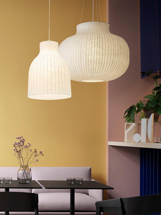 Serica Trio Silk Collection Pendant Lamp - Simprolos