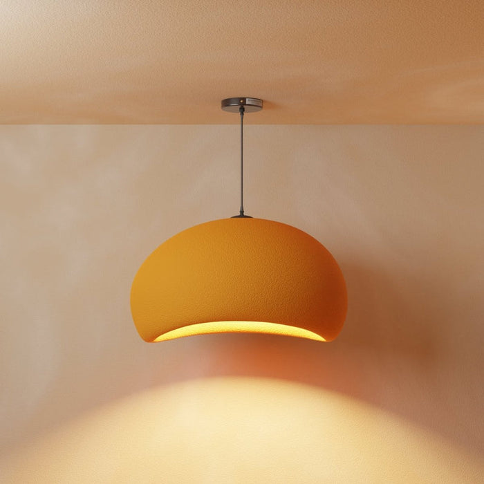 Orange pendant lamp to decorate your space