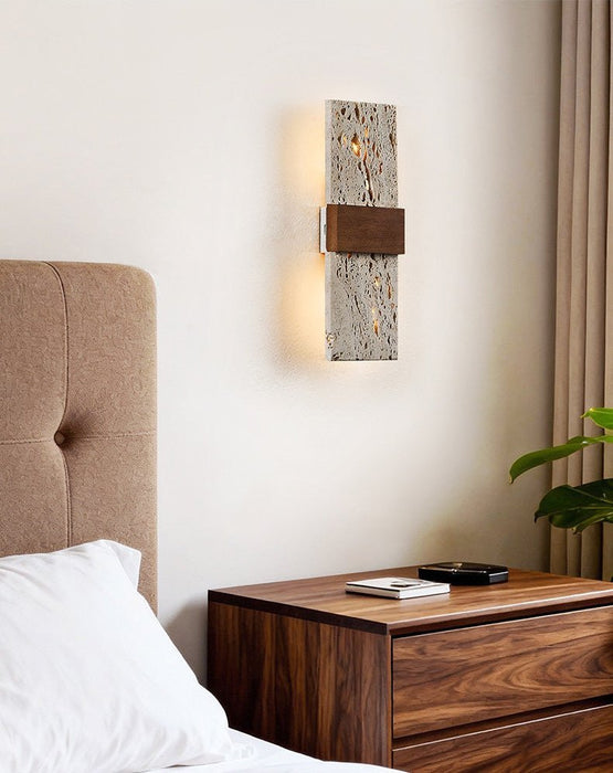 Siena Travertine Wall Light - Simprolos