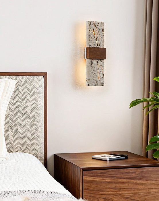 Siena Travertine Wall Light - Simprolos