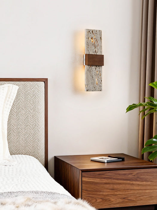 Siena Travertine Wall Light - Simprolos