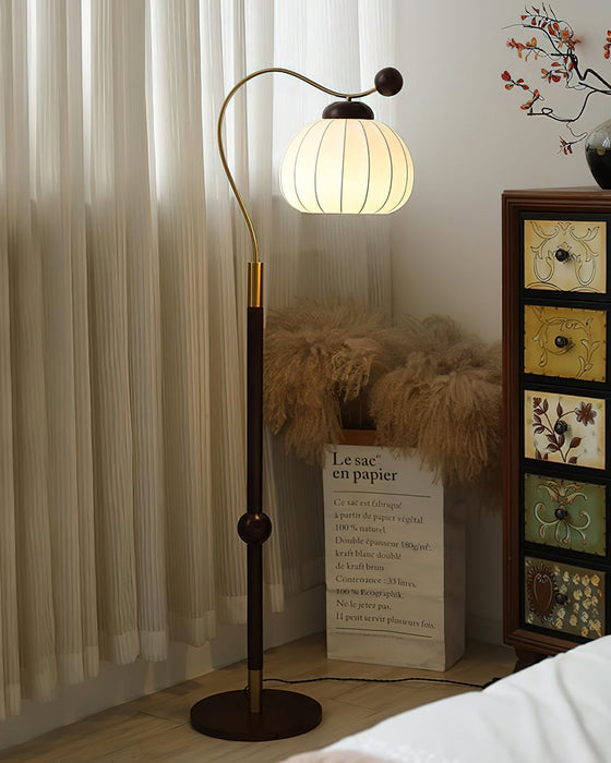 Silk Globe Floor Lamp - Simprolos