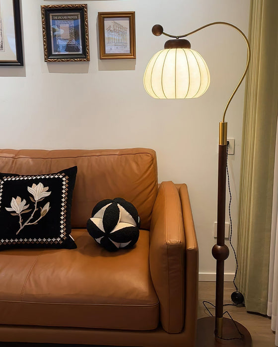 Silk Globe Floor Lamp - Simprolos