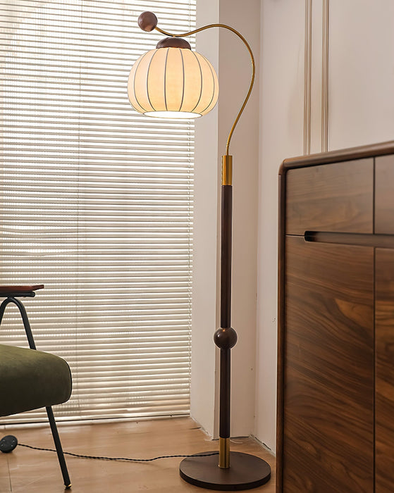 Silk Globe Floor Lamp - Simprolos