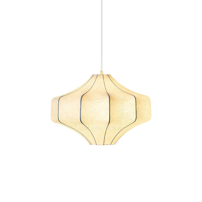 Silken Aura Silk Pendant Lamp - Simprolos