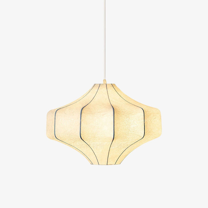 Silken Aura Silk Pendant Lamp - Simprolos