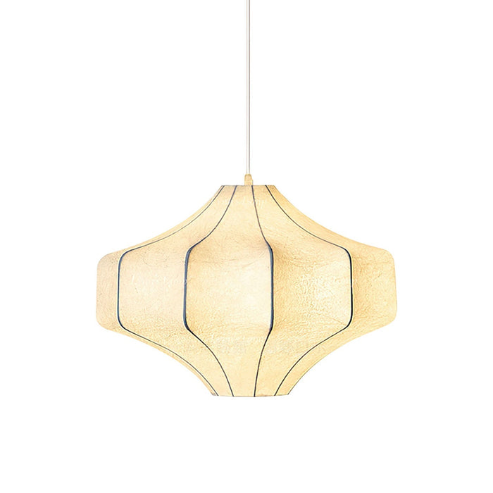Silken Aura Silk Pendant Lamp - Simprolos