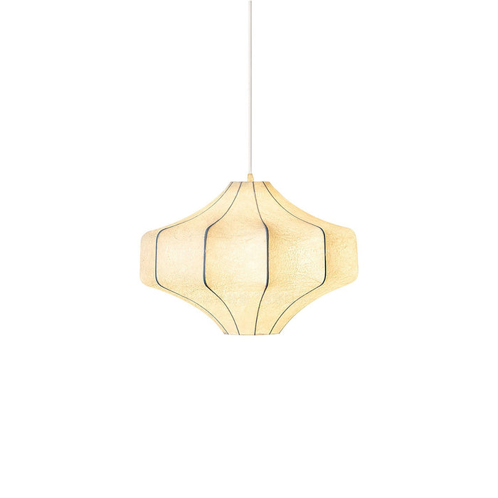 Silken Aura Silk Pendant Lamp - Simprolos
