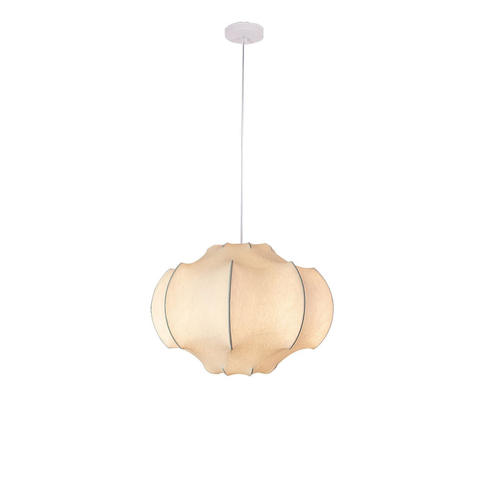 Silken Lotus Silk Pendant Lamp - Simprolos