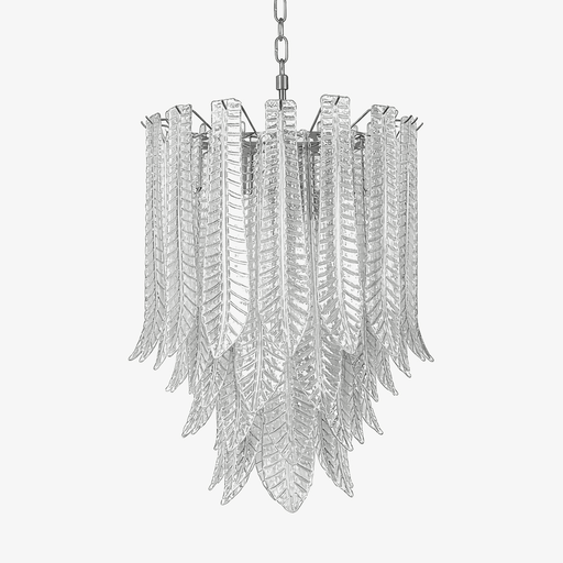 Silvae Veil Glass Chandelier - Simprolos