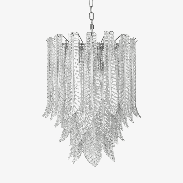 Silvae Veil Glass Chandelier - Simprolos
