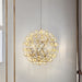 Silver Spark Ball Pendant Light - Simprolos