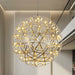 Silver Spark Ball Pendant Light - Simprolos