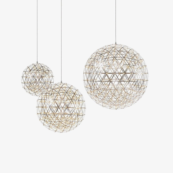 Silver Spark Ball Pendant Light - Simprolos
