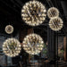 Silver Spark Ball Pendant Light - Simprolos