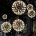 Silver Spark Ball Pendant Light - Simprolos