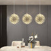 Silver Spark Ball Pendant Light - Simprolos