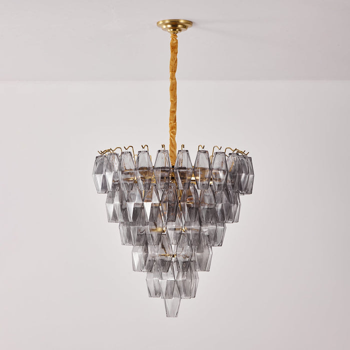 Smoke Gray Empire Chandelier - Simprolos
