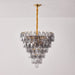 Smoke Gray Empire Chandelier - Simprolos