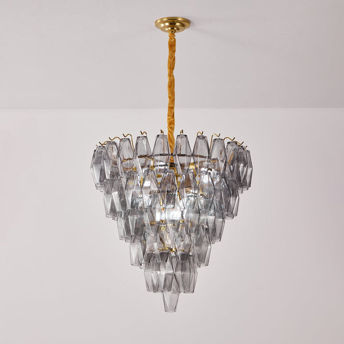 Smoke Gray Empire Chandelier - Simprolos