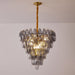 Smoke Gray Empire Chandelier - Simprolos