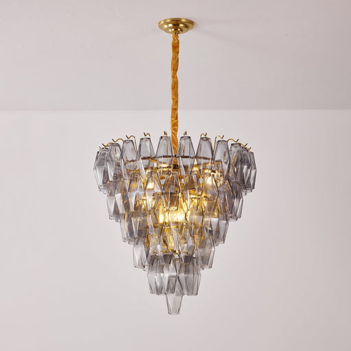 Smoke Gray Empire Chandelier - Simprolos
