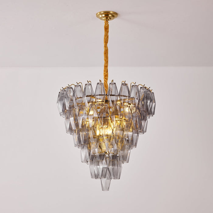 Smoke Gray Empire Chandelier - Simprolos
