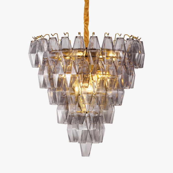 Smoke Gray Empire Chandelier - Simprolos