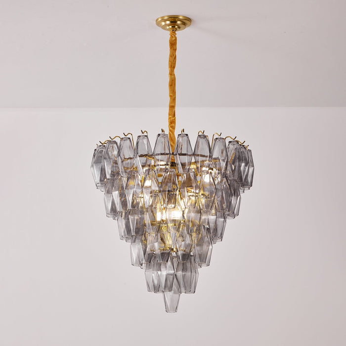 Smoke Gray Empire Chandelier - Simprolos