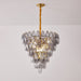 Smoke Gray Empire Chandelier - Simprolos