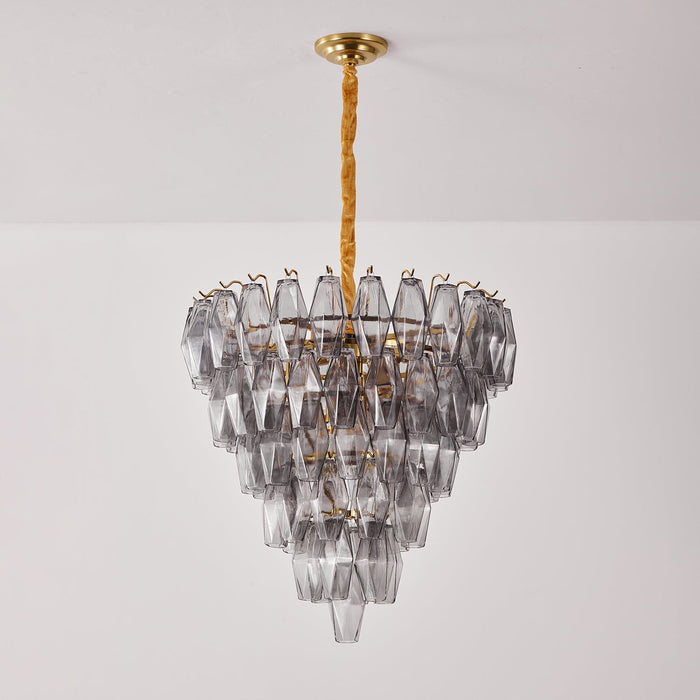 Smoke Gray Empire Chandelier - Simprolos