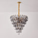 Smoke Gray Empire Chandelier - Simprolos
