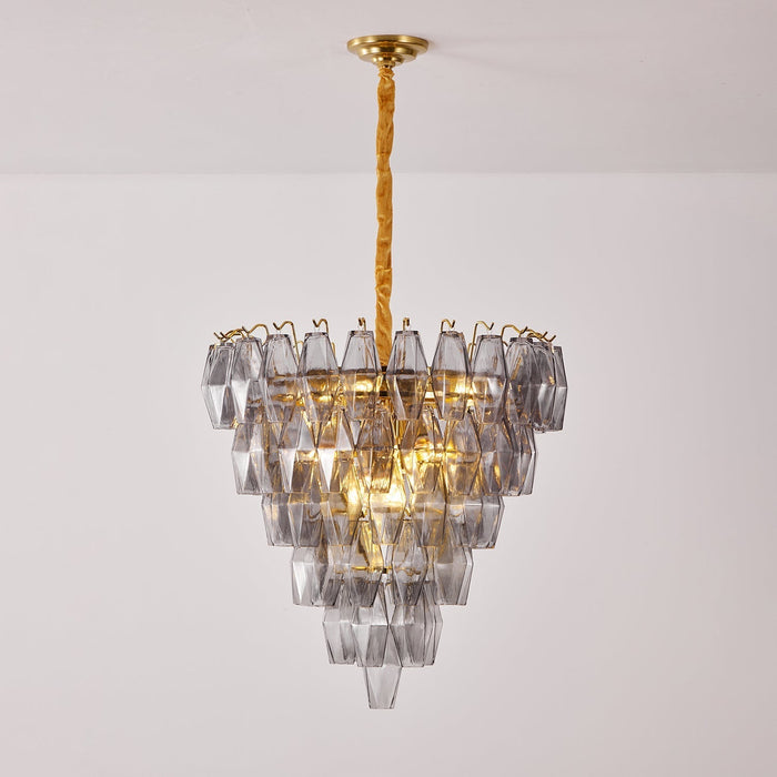 Smoke Gray Empire Chandelier - Simprolos