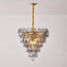 Smoke Gray Empire Chandelier - Simprolos