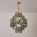 Smoke Gray Prism Round Chandelier - Simprolos