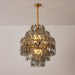 Smoke Gray Prism Round Chandelier - Simprolos