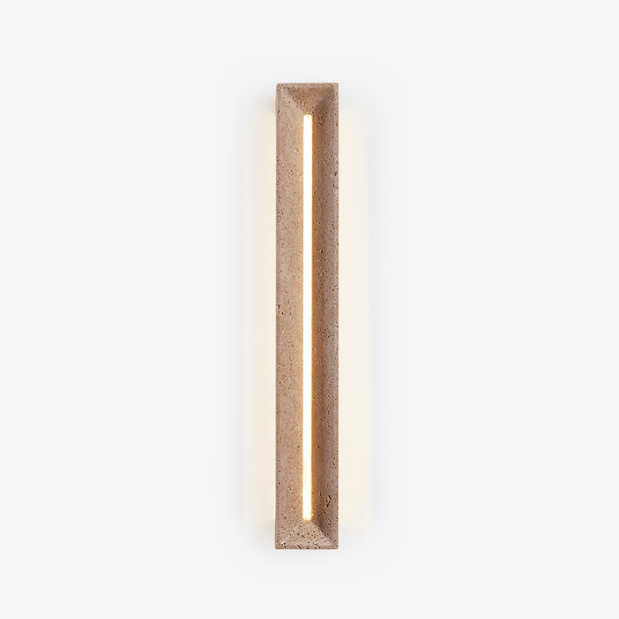 Solace Travertine Beam Wall Light - Simprolos